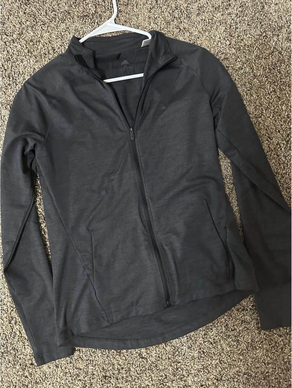 adidas Women’s S Track Jacket Full Zip Pockets